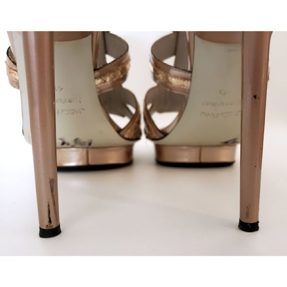 Jason Wu Rose Gold Carolyn Platform Heels - Picture 7 of 8